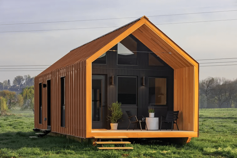 المنازل الخشبية الذكية